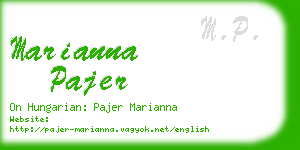 marianna pajer business card